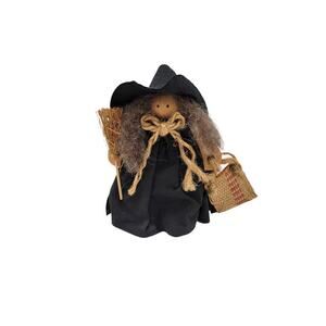 Vintage 1987 Adie & Friends Halloween Witch Doll Trick or Treat Bag 6''